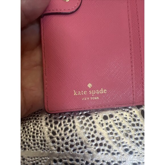 Kate Spade Barbie Pink Snap Bifold Wallet - Picture 4 of 9